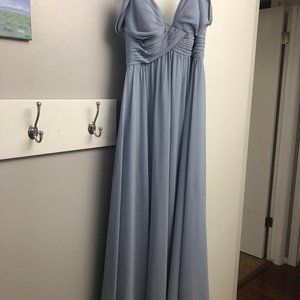 Dusty Blue Bridesmaids Dress